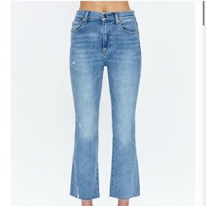 Pistola Denim high rise Lennon crop boot cut jean 25